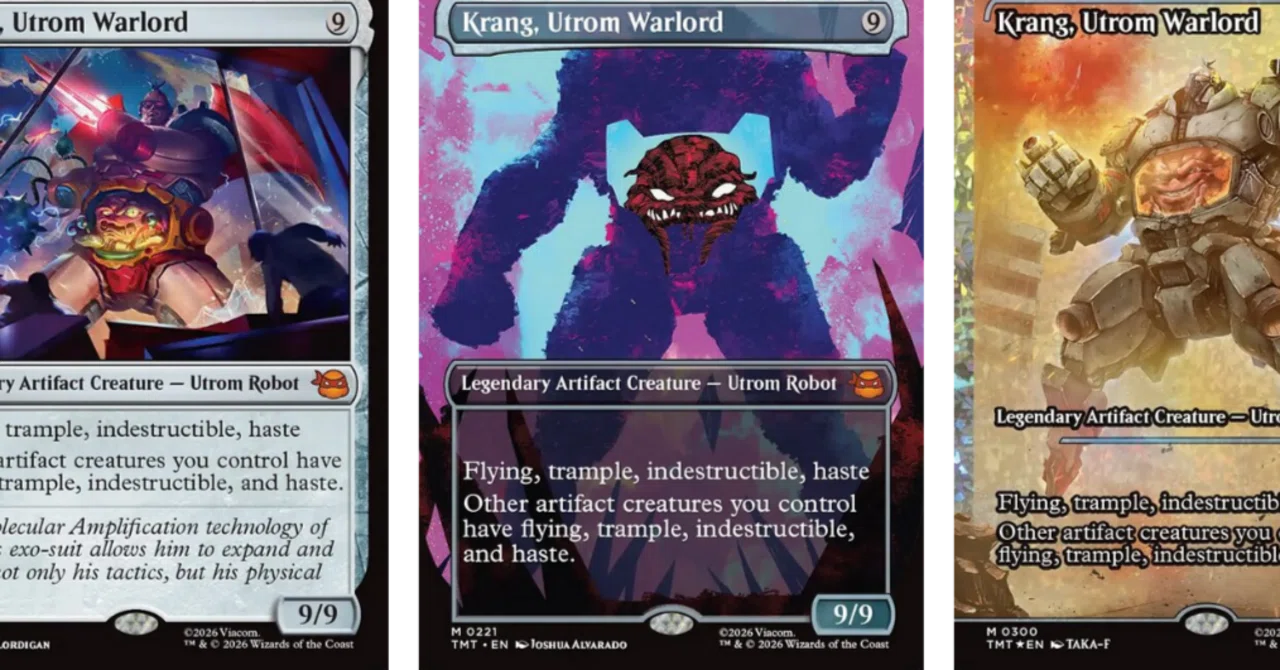 ユートロムの武人、クランゲ/Krang, Utrom foil 英語版 ユートロムの武人、クランゲ/Krang, Utrom foil 英語版 マジック：ザ
