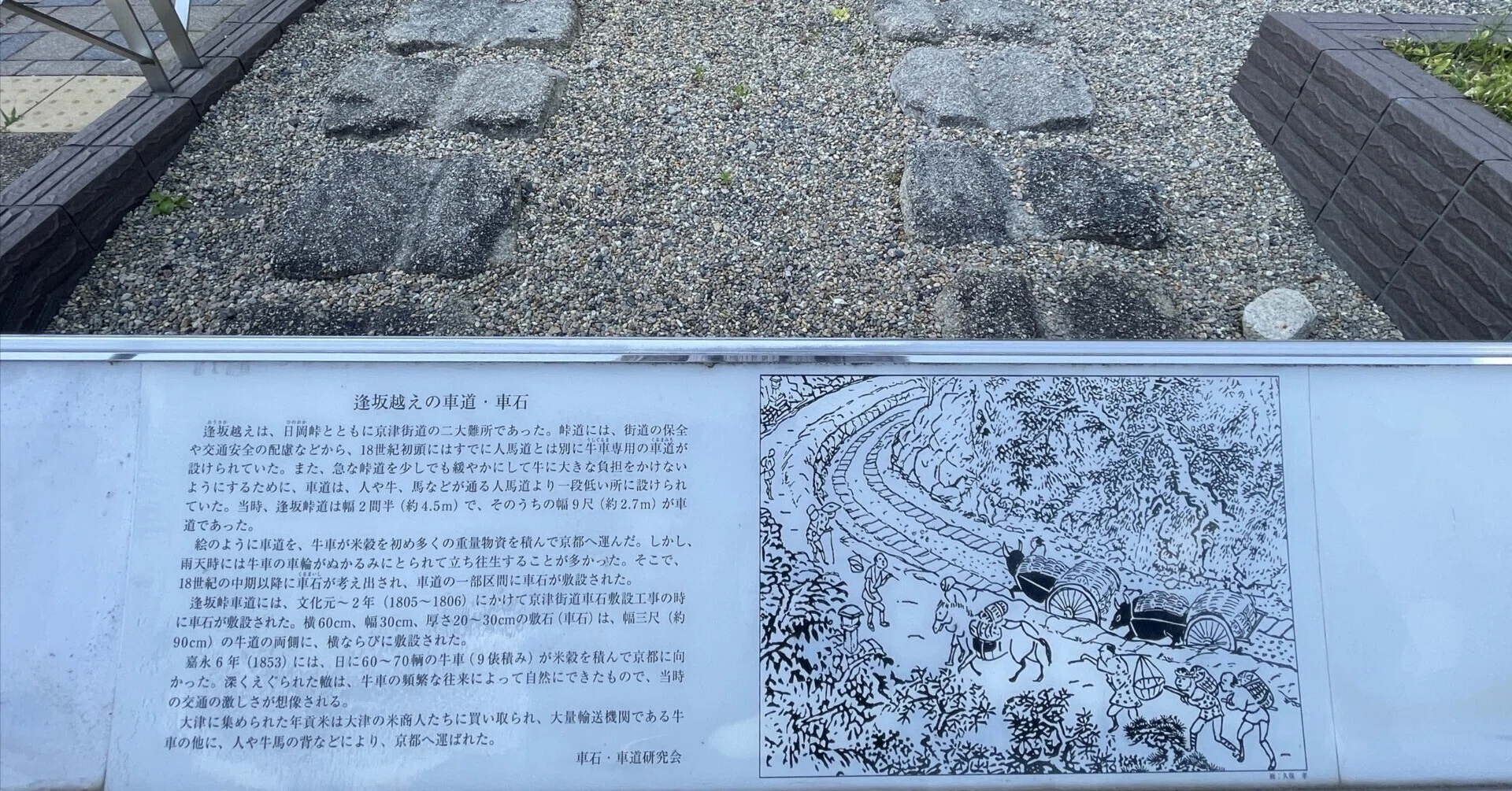西近江路散策 初夏の3「いし（大津）」大なまず 井戸に走りて 坂