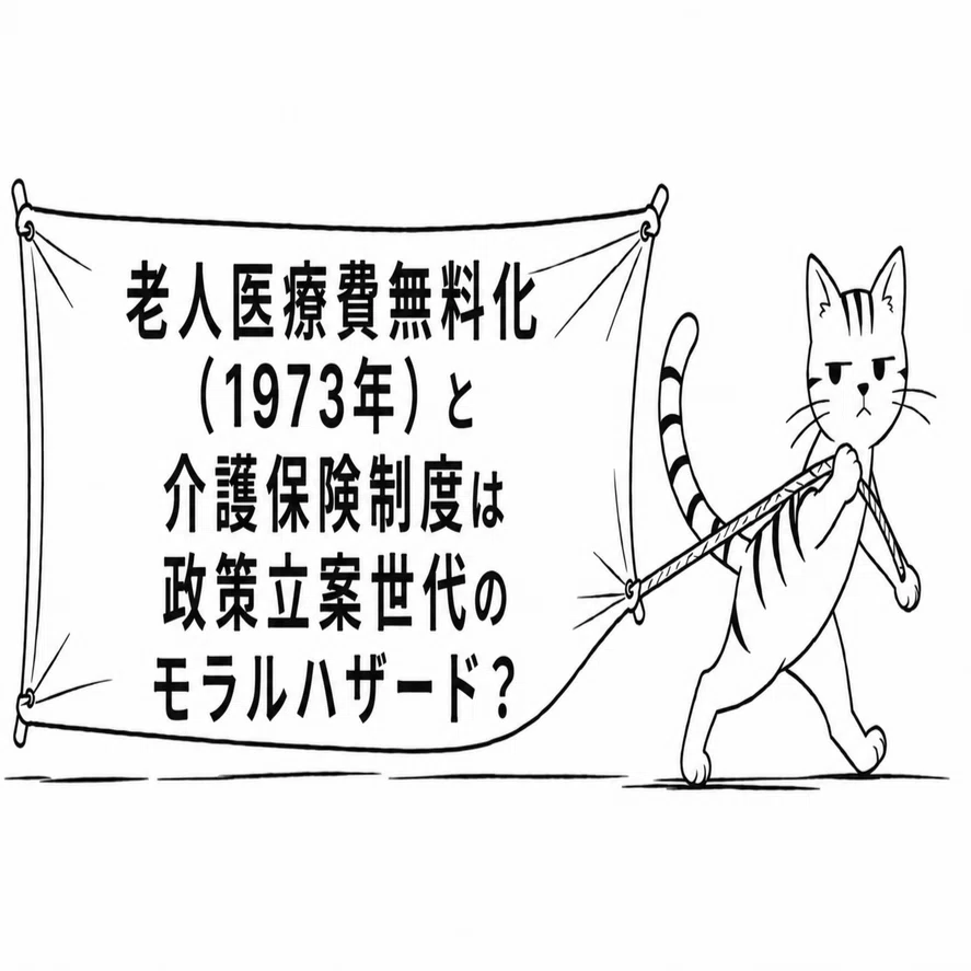 老人医療費無料化（1973年）と介護保険制度は、政策立案世代のモラル