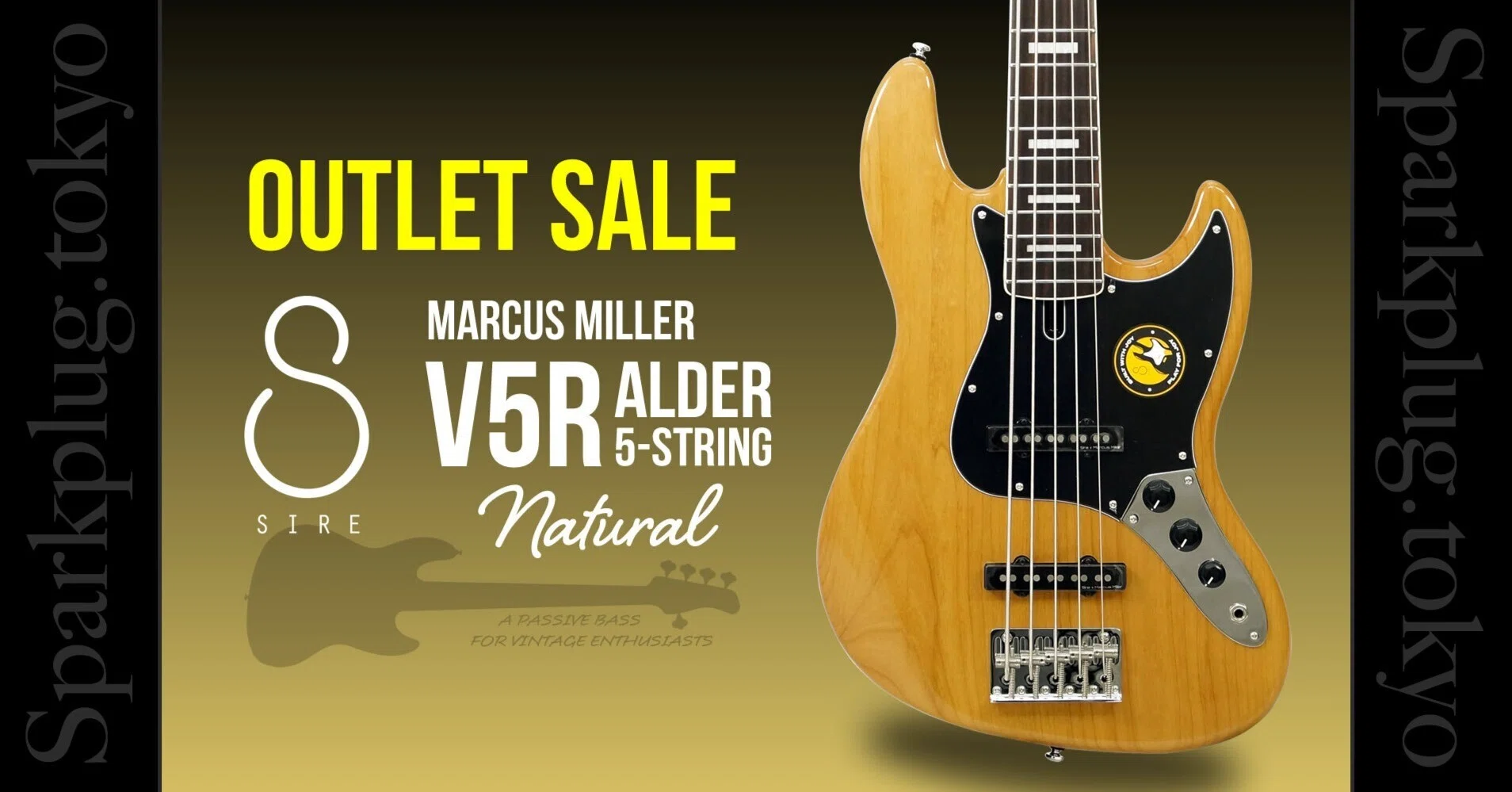 マーカス×Sireによる5弦パッシブベース「V5R Alder 5」が現品限りの超