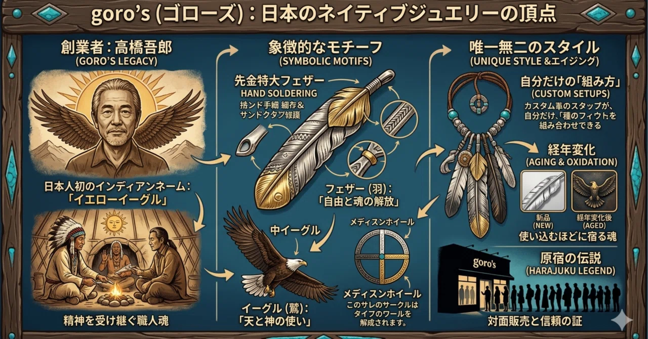 ネイティブ系アクセサリー(インディアンジュエリー)『goro's（ゴローズ