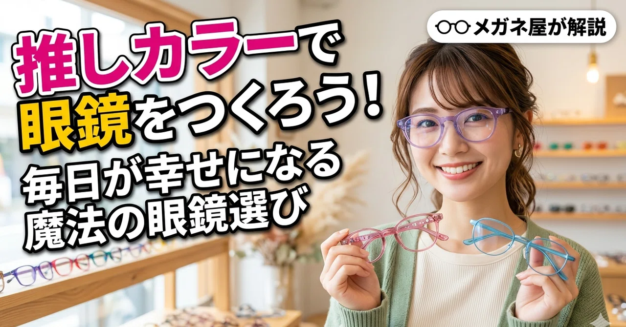Let's Make Glasses in Your Oshi Color! Choosing Glasses That Make Every ...