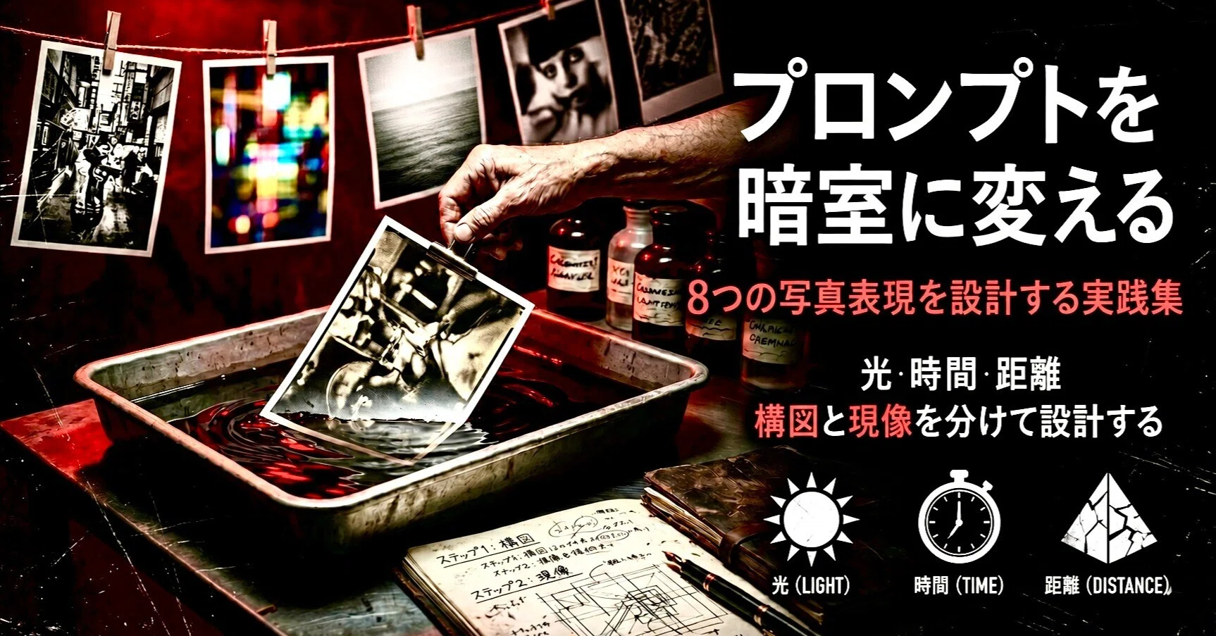 2026最新AI画像生成】プロンプトを暗室に変える8つの写真表現