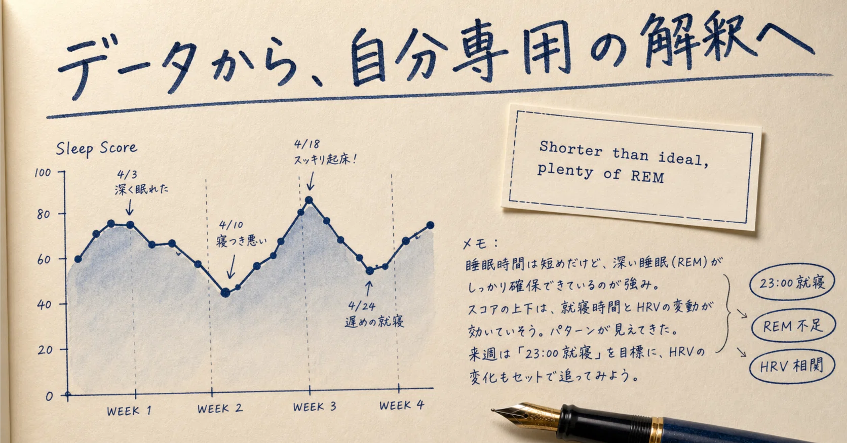 Garminのアドバイスでは動けなかった睡眠改善が、Claude in Chromeで