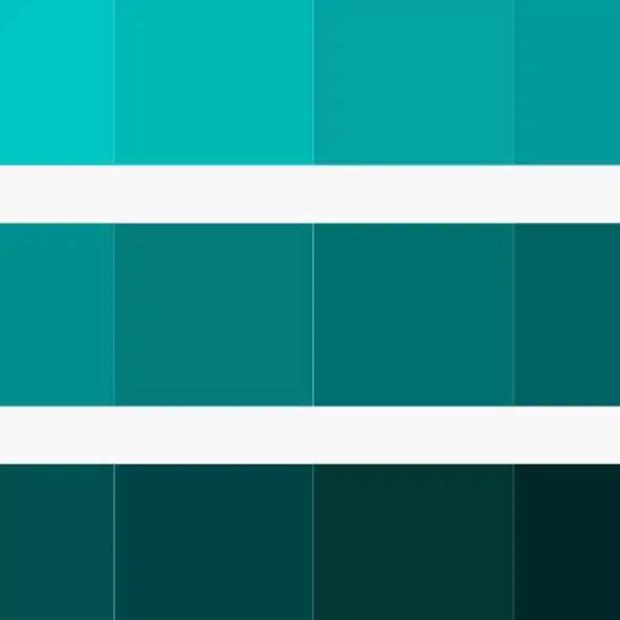 Teal.