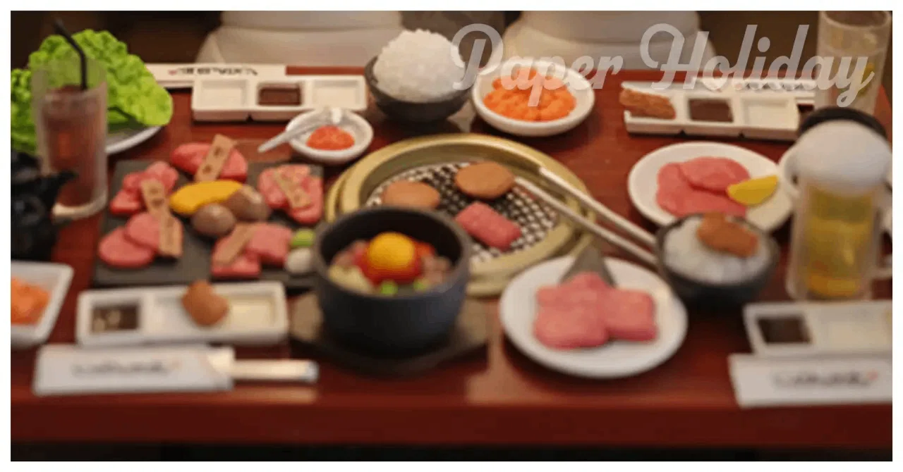 焼肉食べたい・・・｜PAPER HOLIDAY studio｜フォトショップとミニチュア