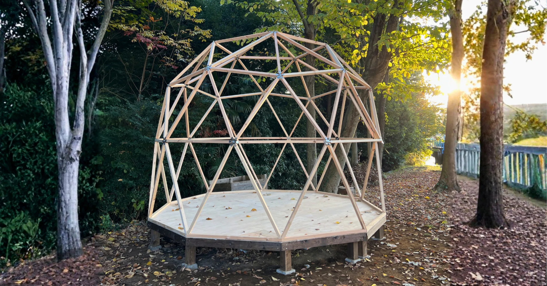 Glass Geodesic Domes