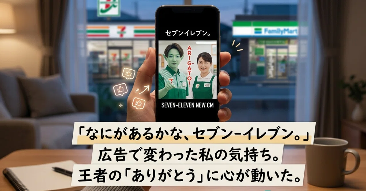 なにがあるかな、セブン‐イレブン。王者の「ありがとう」に心が動いた
