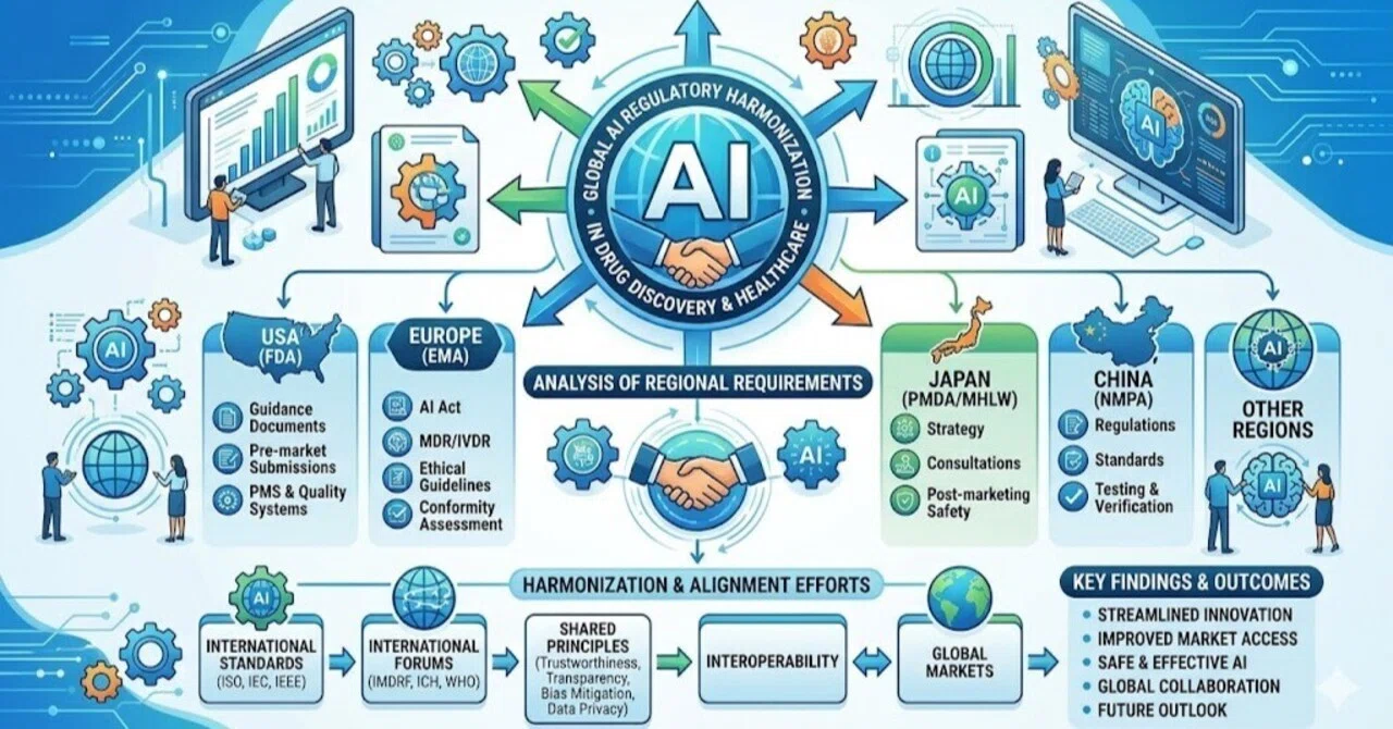 創薬・医療分野における人工知能（AI）のグローバル規制調和と各極要件の分析評価のまとめ｜LSIC