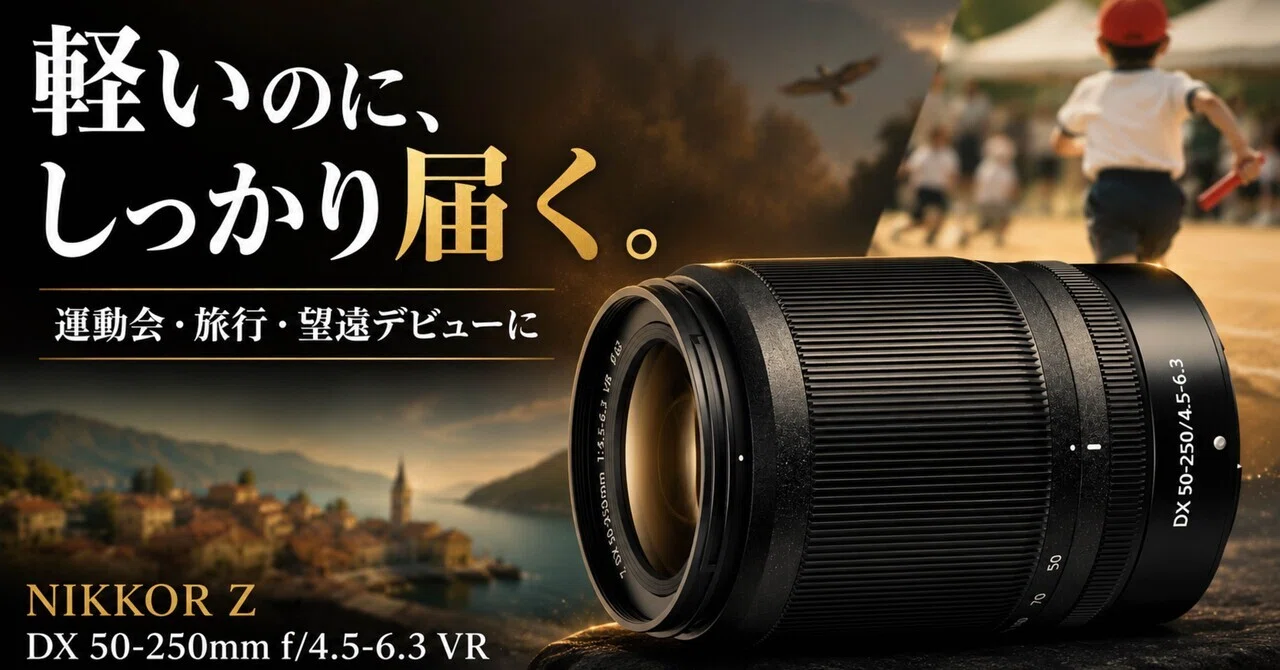 【動作未確認の為】Nikon 望遠ズームレンズ Nikon DX望遠ズーム、正直これで十分すぎる。軽い望遠が欲しい人は
