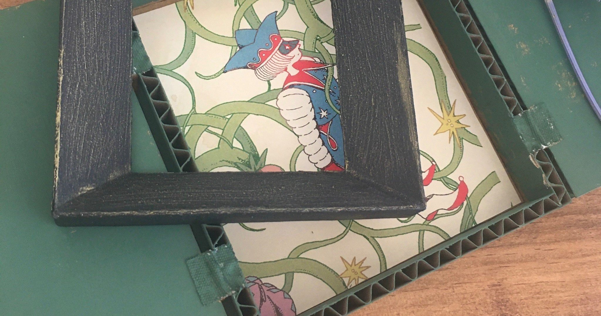 扉付き額縁 試作品｜額装と工作えりんぎ