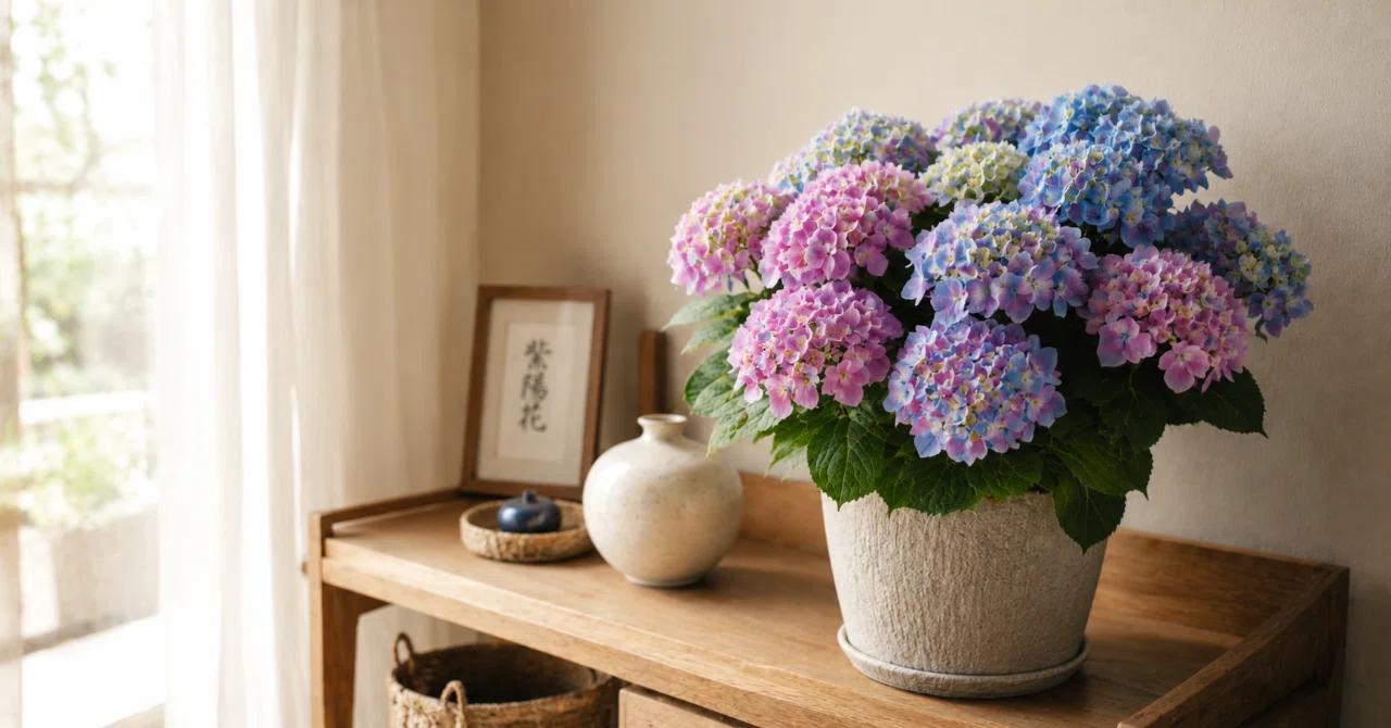 紫陽花 鉢植え 育て方｜花屋が教える梅雨を室内で長く楽しむ置き場所と
