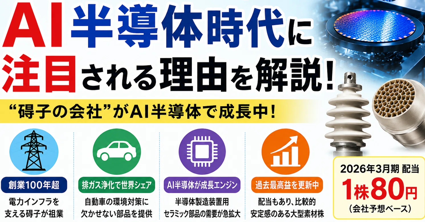 株初心者向け】5333 NGKとは？AI半導体時代に注目される日本ガイシを