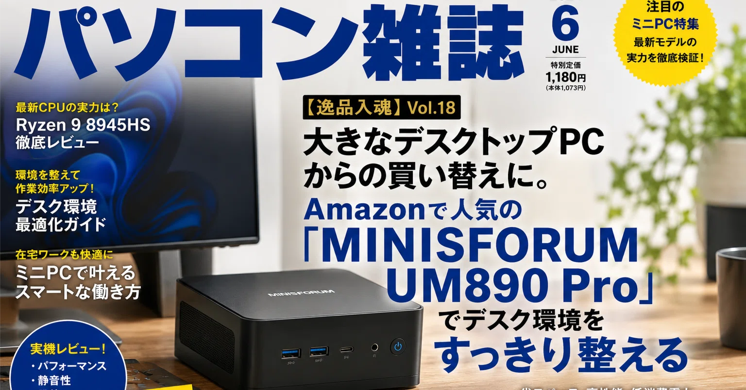 逸品入魂】Vol.18：大きなデスクトップPCからの買い替えに。Amazonで