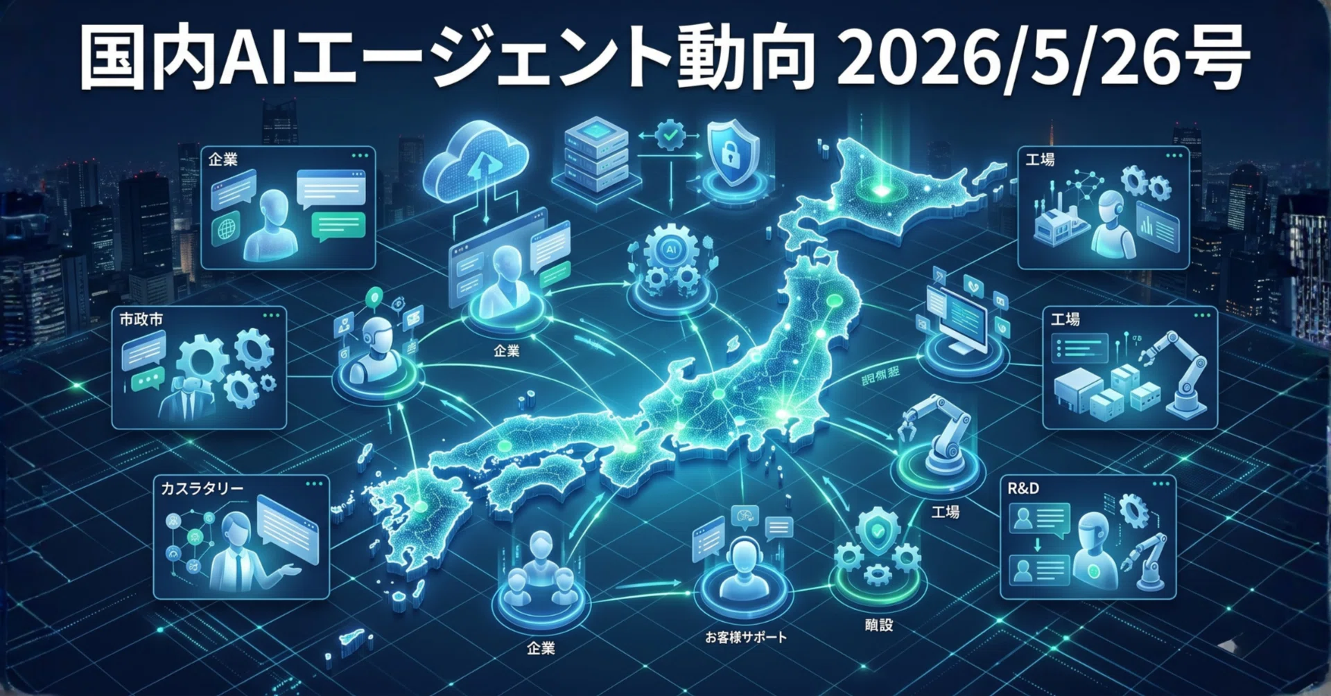 国内AIエージェント動向(2026/5/26号)｜Yasuhito Morimoto