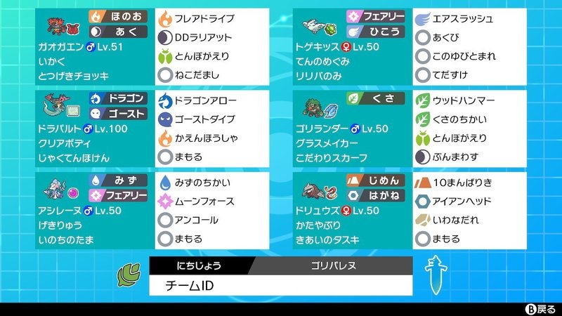 ダブル 誓いのゴリアシパルト にちじょう Note