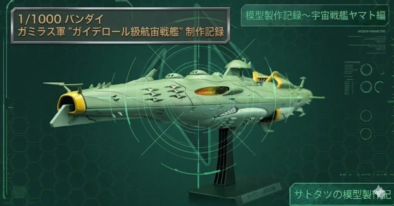 1/1000 バンダイ ガミラス軍 
