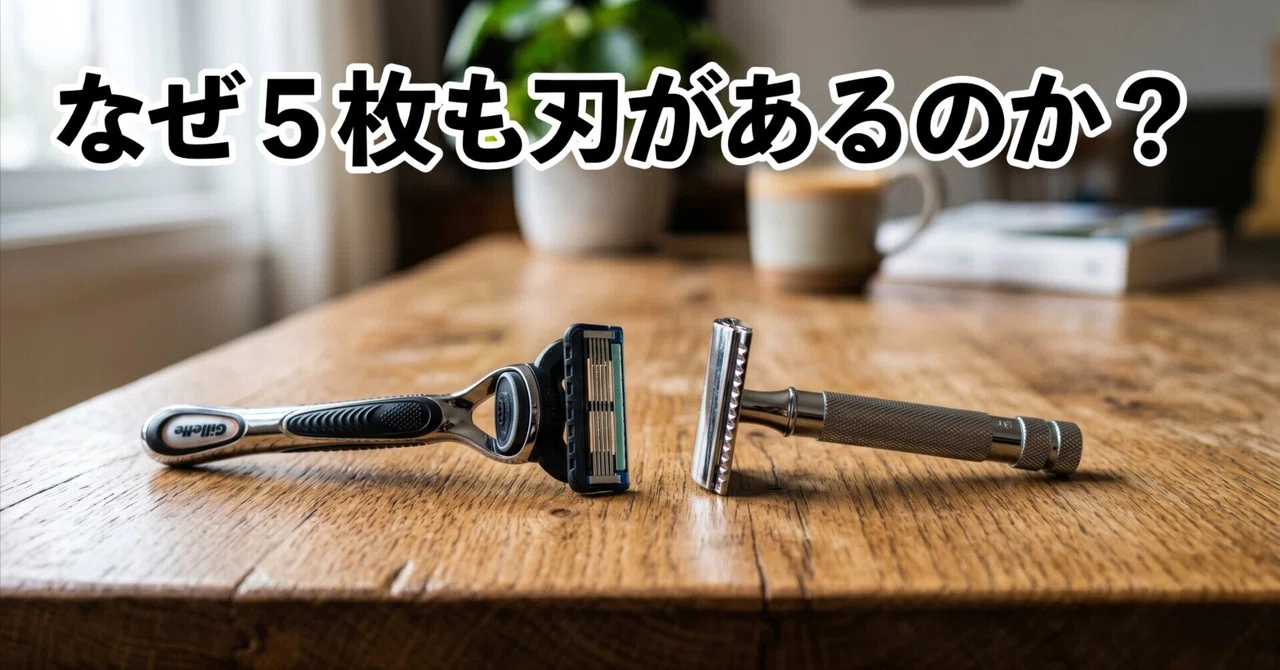 カートリッジ式カミソリはなぜ5枚刃なのか｜堀 輝一郎 | Wet Shaving Lab.