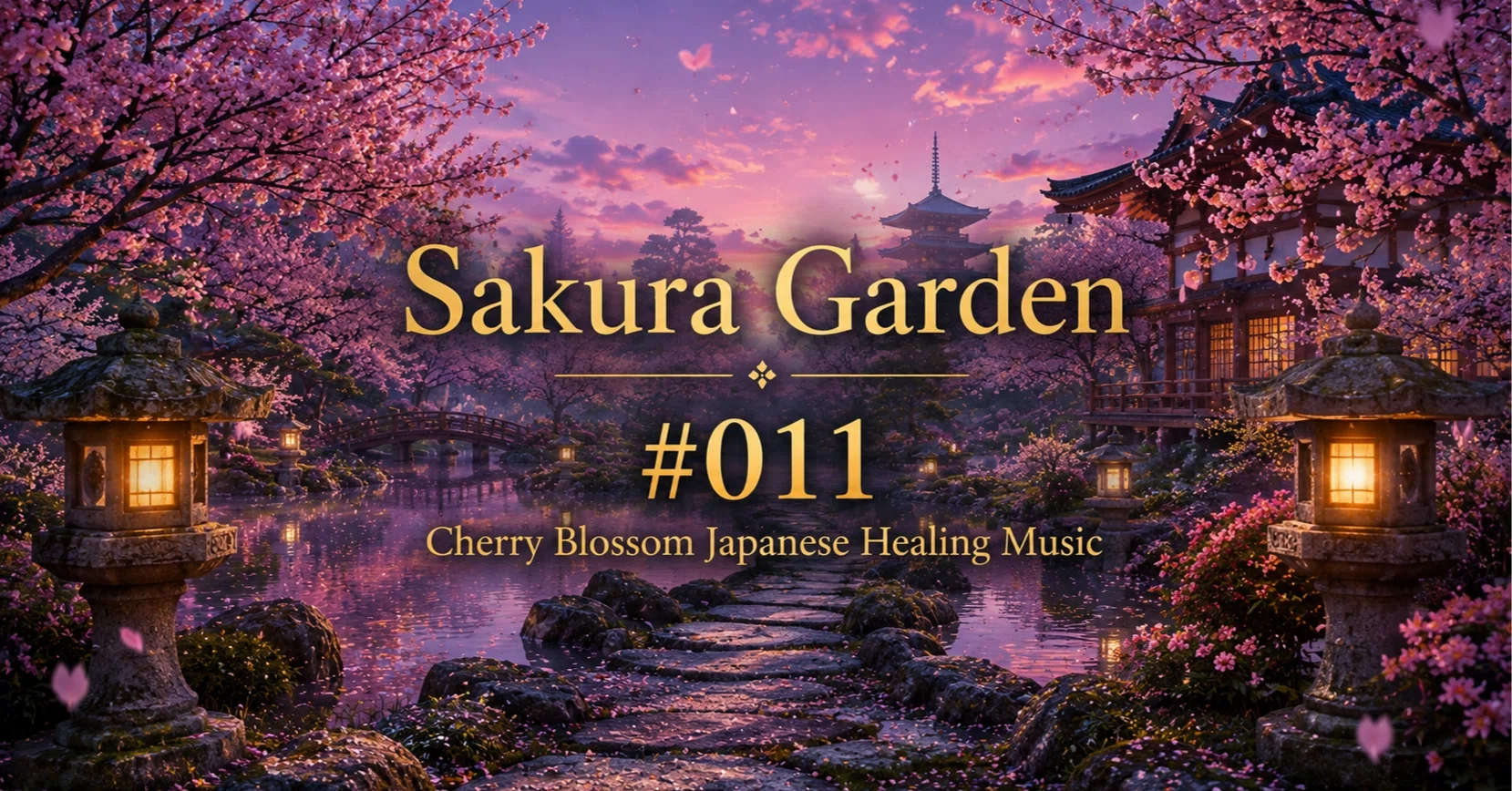 🌸 Sakura Garden #011 | Cherry Blossom Japanese Healing Music