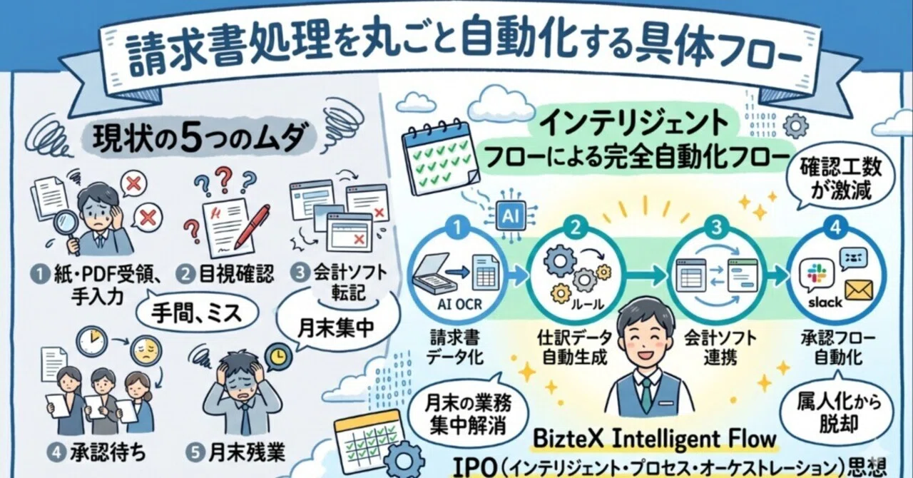 Concrete Workflow for Fully Automating Invoice Processing｜BizteX(ビズテックス)