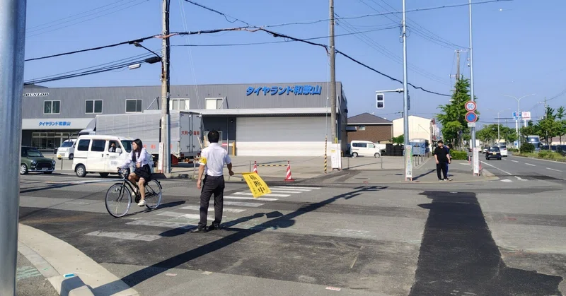 【星林高校】街頭指導を行いました。