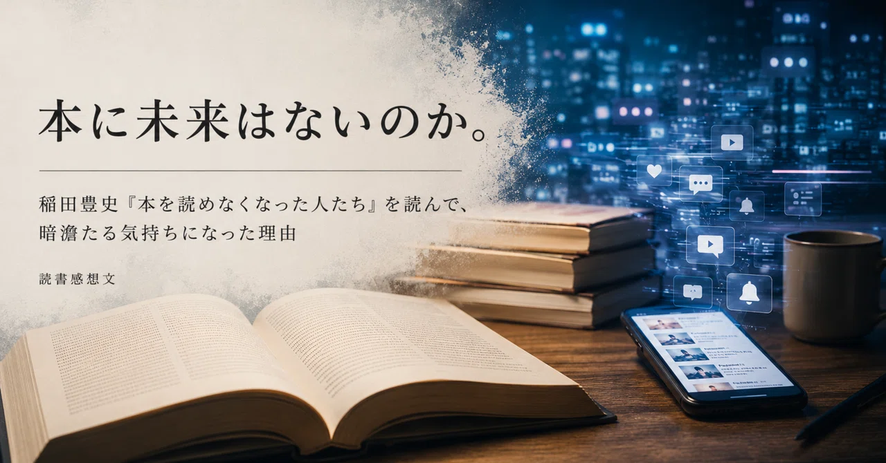 本に未来はないのか。稲田豊史『本を読めなくなった人たち』を読んで、暗澹たる気持ちになった理由|ちびたぬき