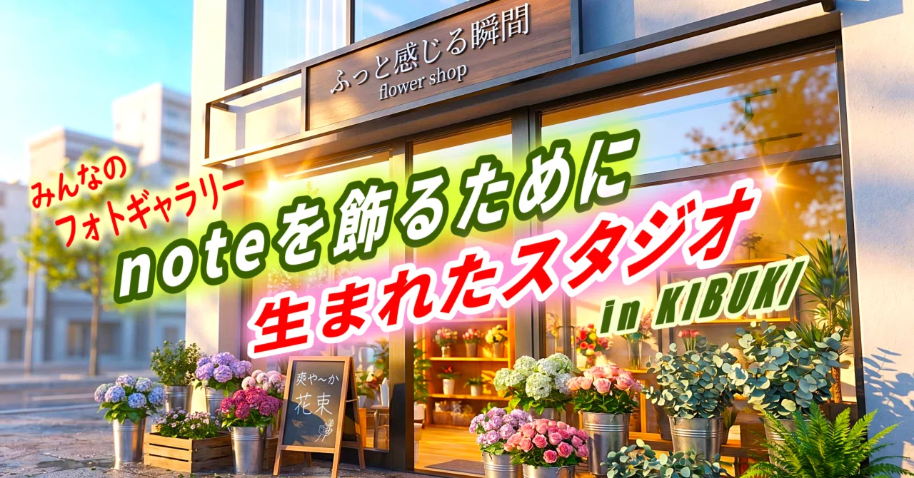 A studio born to decorate note ✨ in KIBUKI | No. 7 | Flower shop