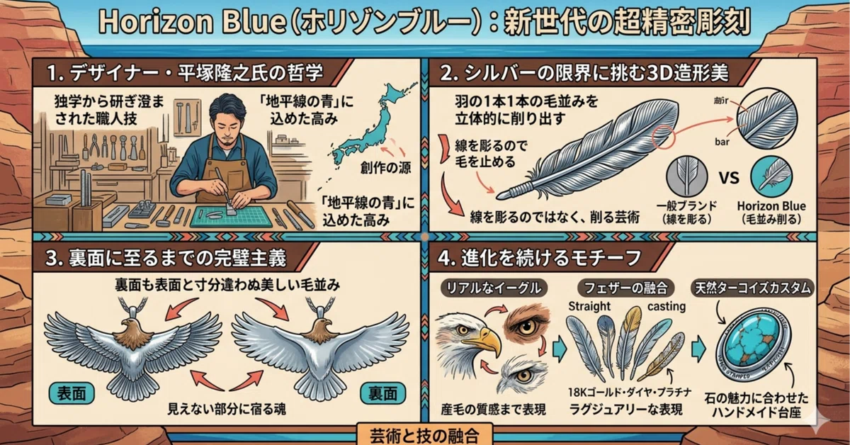 ネイティブ系アクセサリー(インディアンジュエリー)『Horizon Blue