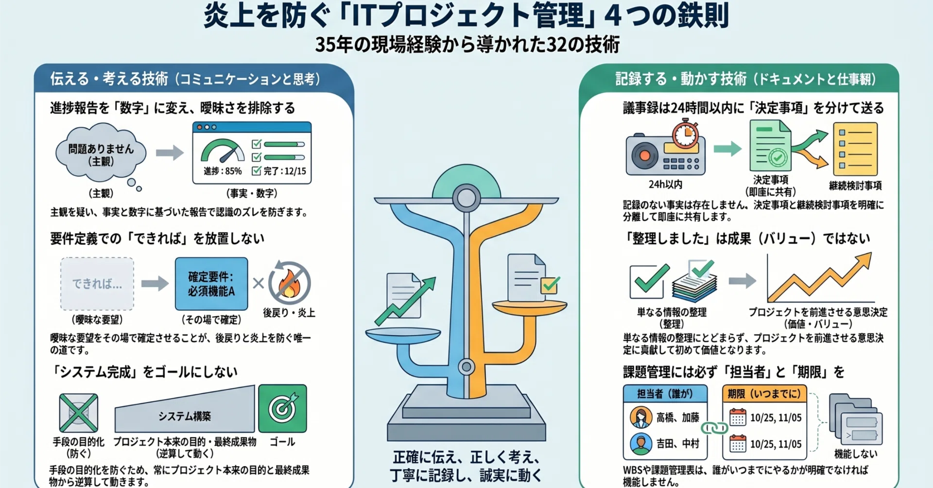 ITコンサルタントが現場で実践する32の技術｜プロジェクト管理入門から