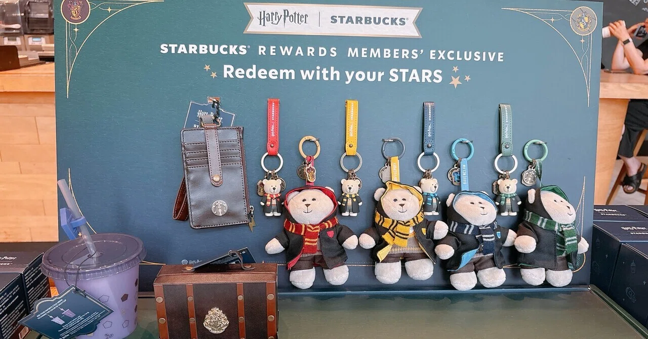 スタバ　ハリーポッター　コラボ　キーホルダー　4点セット マレーシア｜Starbucks×Harry Potterコラボのキーチェーンを購入♡※お
