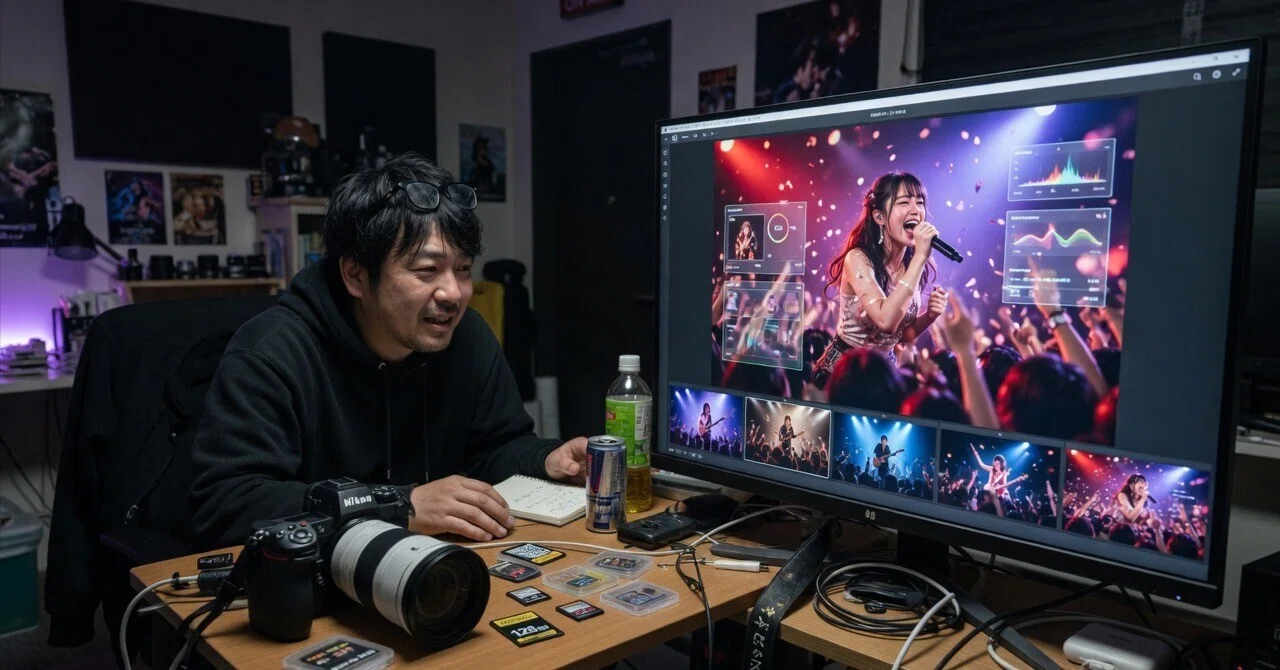 ライブ写真に悩んだら、AIにレビューしてもらえばいい──人に言われる