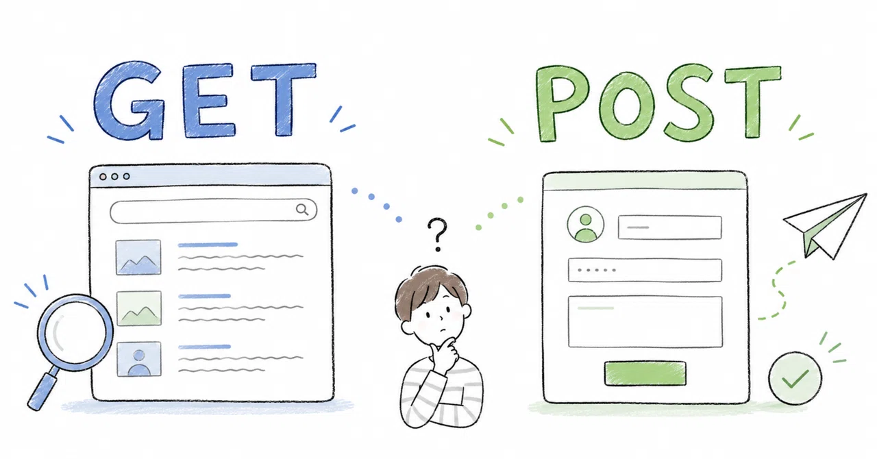 The difference between GET and POST: I thought it was just 'retrieve ...