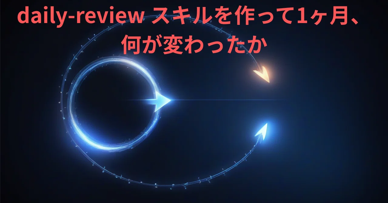 What has changed in the month since I created the daily-review skill｜月影 理水