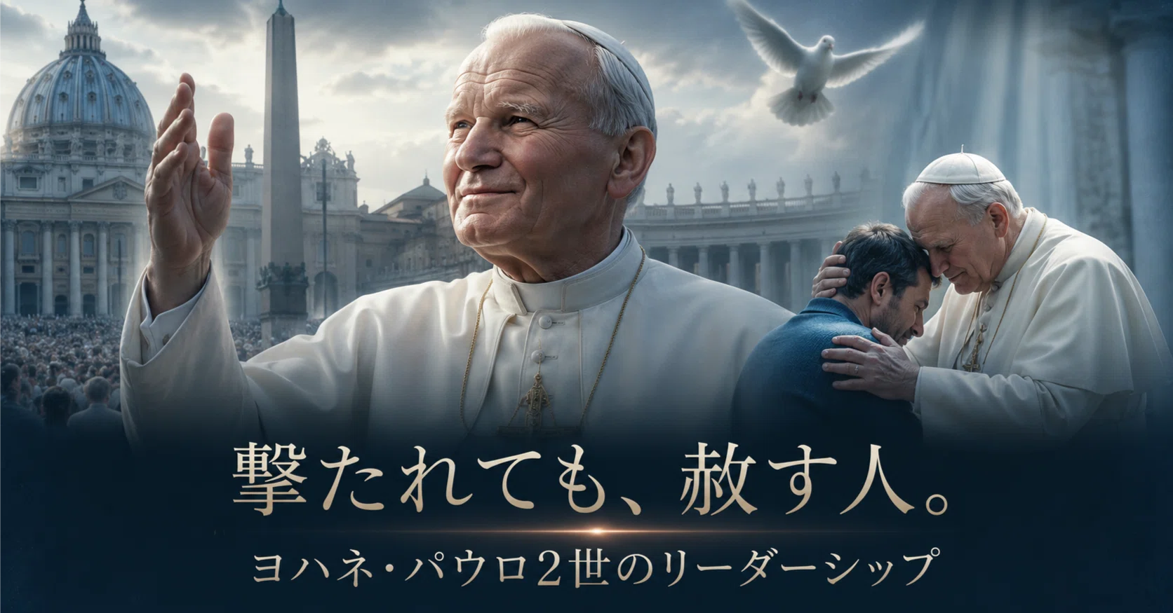 撃たれても、赦す人。 〜ヨハネ・パウロ2世のリーダーシップ〜｜足立