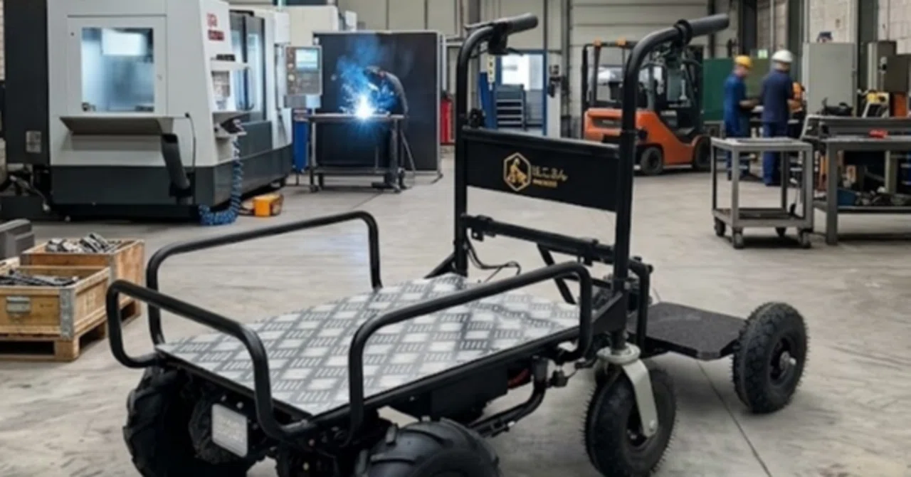 What is the Electric 4-Wheel Transporter That Allows One Person to ...