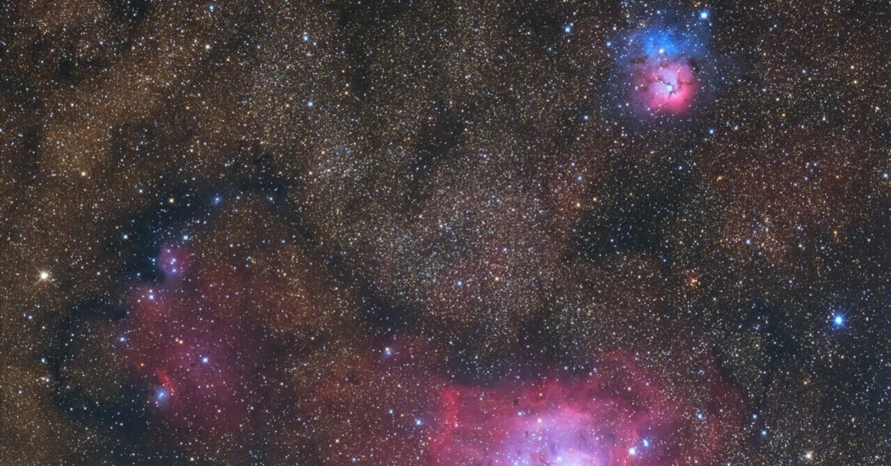 M8 & M20 (The Lagoon & Trifid Nebula)｜TenMa
