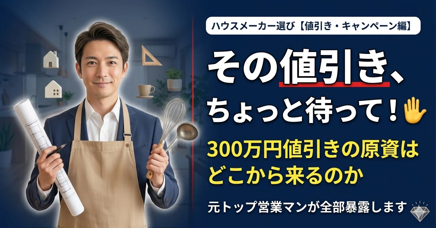 🫷ちょっと待って！「今月末300万円値引き」に飛びついてはいけない