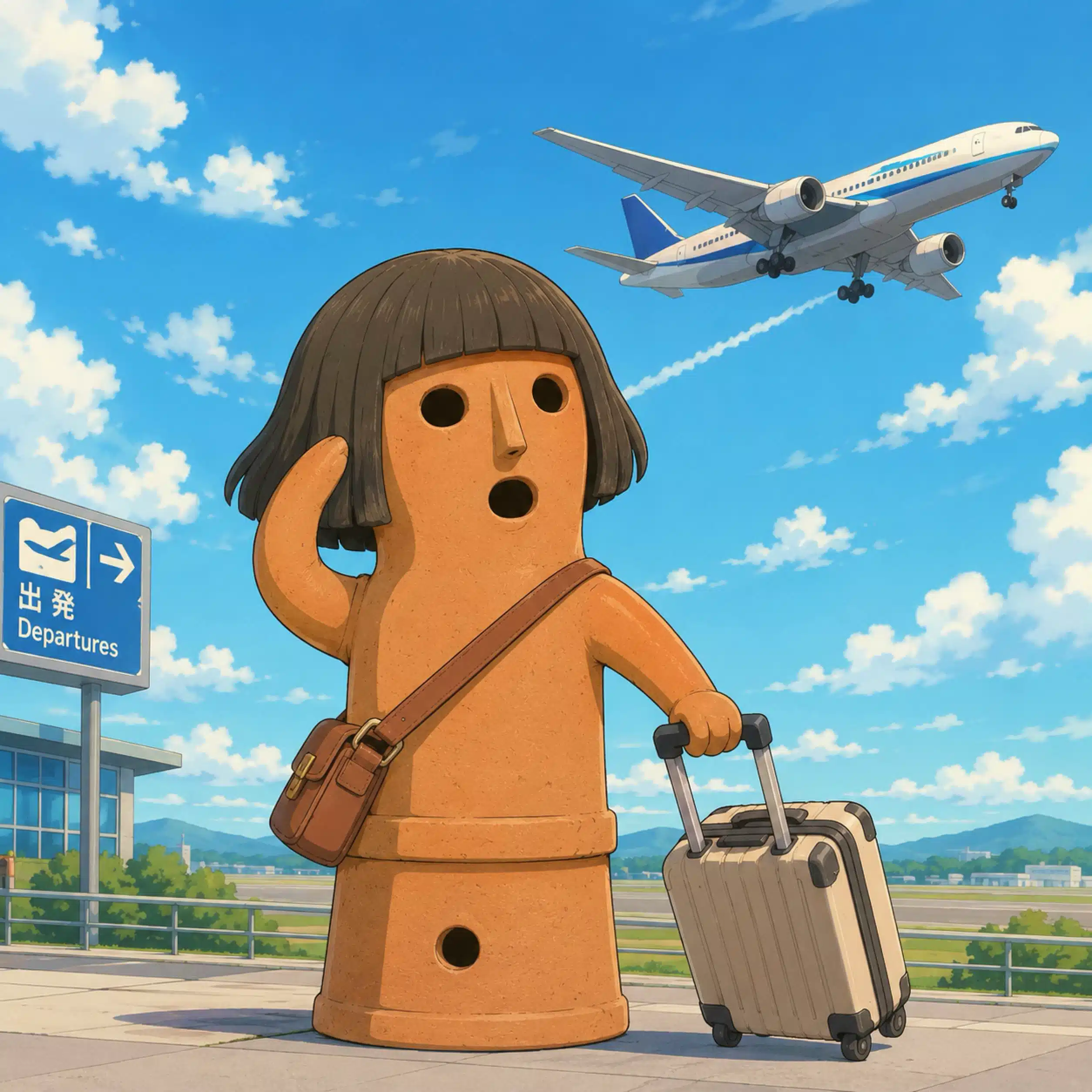 旅する転職活動中の母埴輪