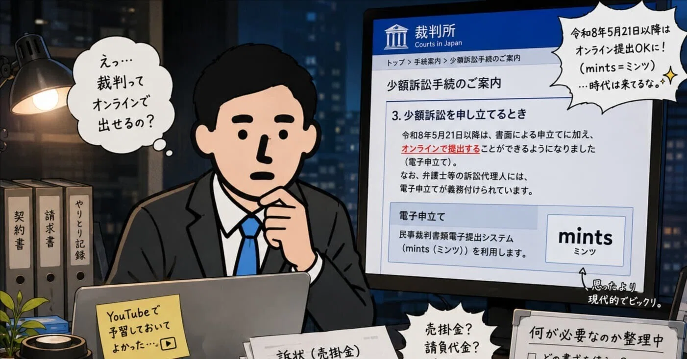 ケイリハック007】ケイリくん、少額訴訟を知る。｜ケイリハック