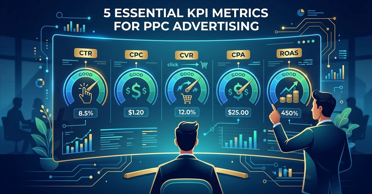 PPC運用で押さえるべき5つのKPI指標 〜AI時代の数値管理術〜｜AI副業実践家 / 北藤大幸(きたふじひろゆき)