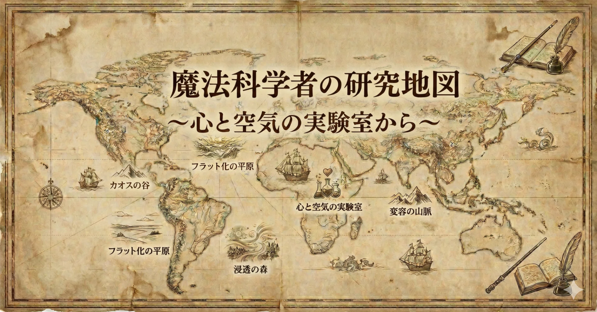 魔法科学者の研究地図 —— 心と空気の実験室から｜KOJI（魔法つかい