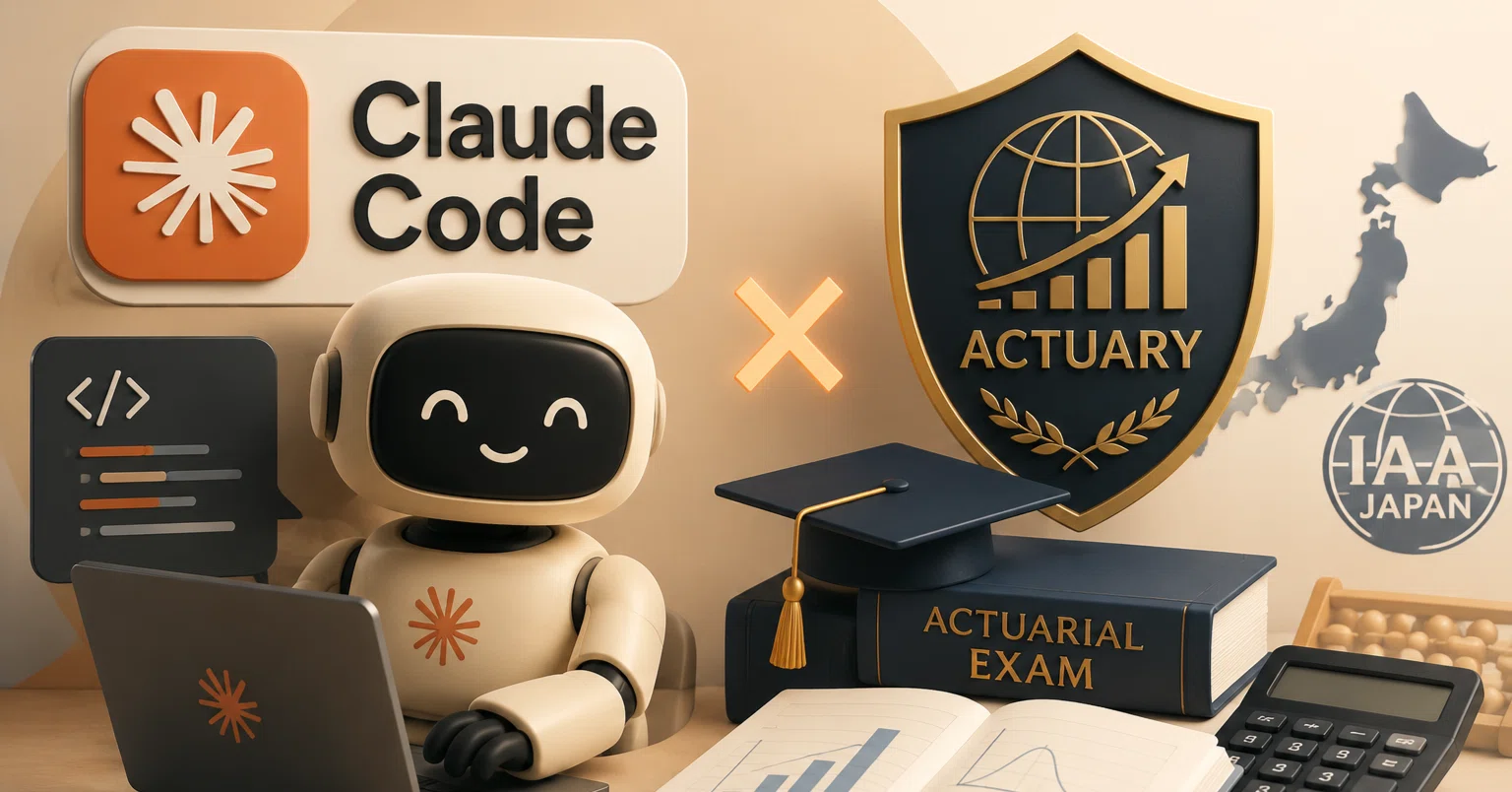 アクチュアリー二次試験の勉強でClaude Codeを使って気づいたこと ー