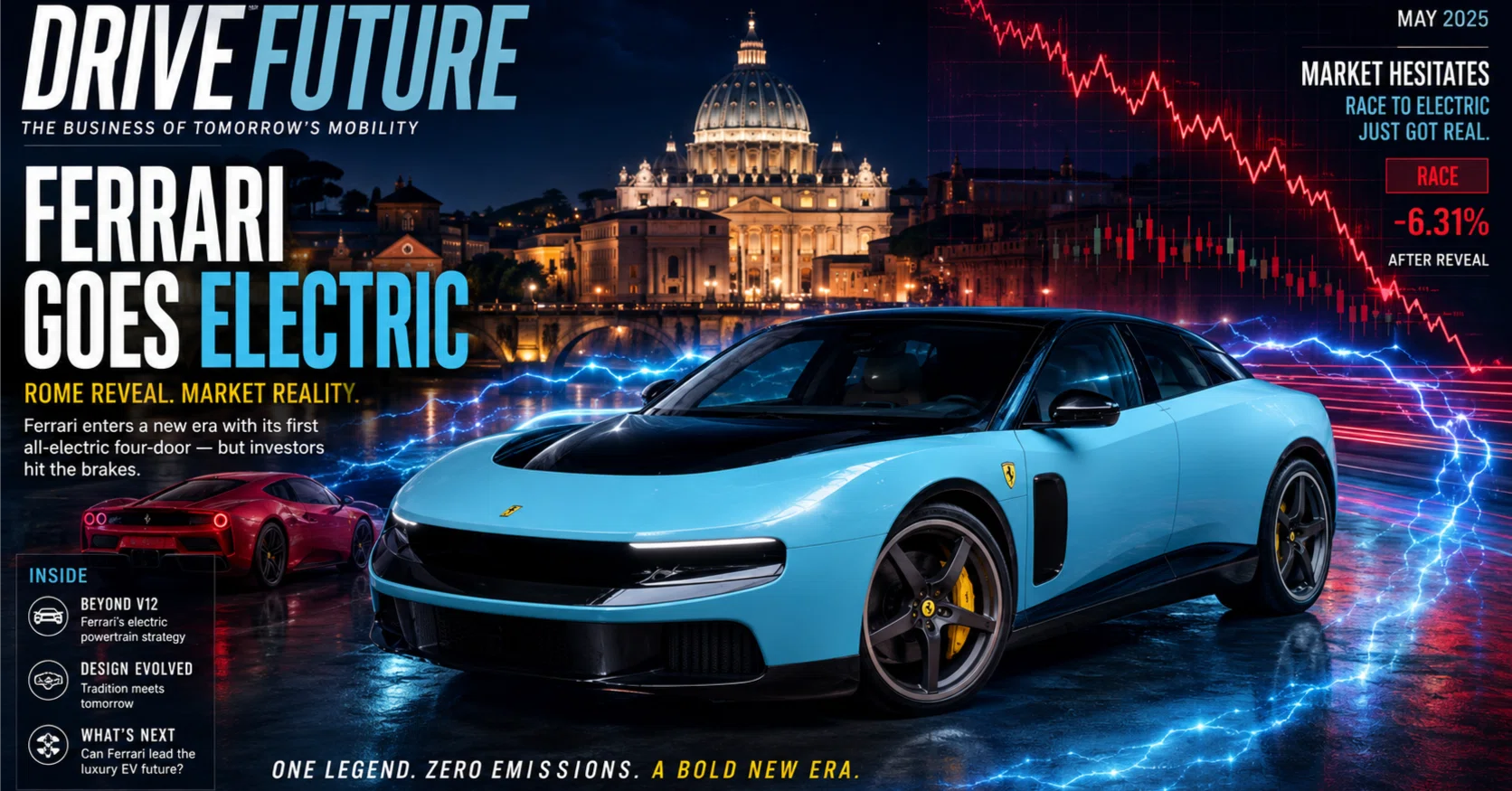 ?【theedgemarkets】フェラーリ初EV、速さより“らしさ”が問われる時代 