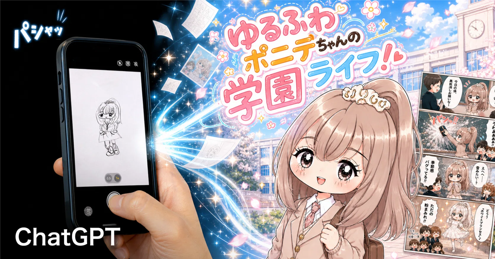 子どもの落書きが漫画になる。ChatGPTと遊ぶAIネイティブ世代の