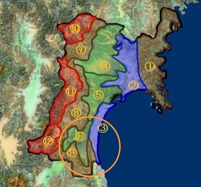都道府県シリーズvol 1 宮城県南東部 平野と盆地はナゼできた ゆるく楽しむ Note