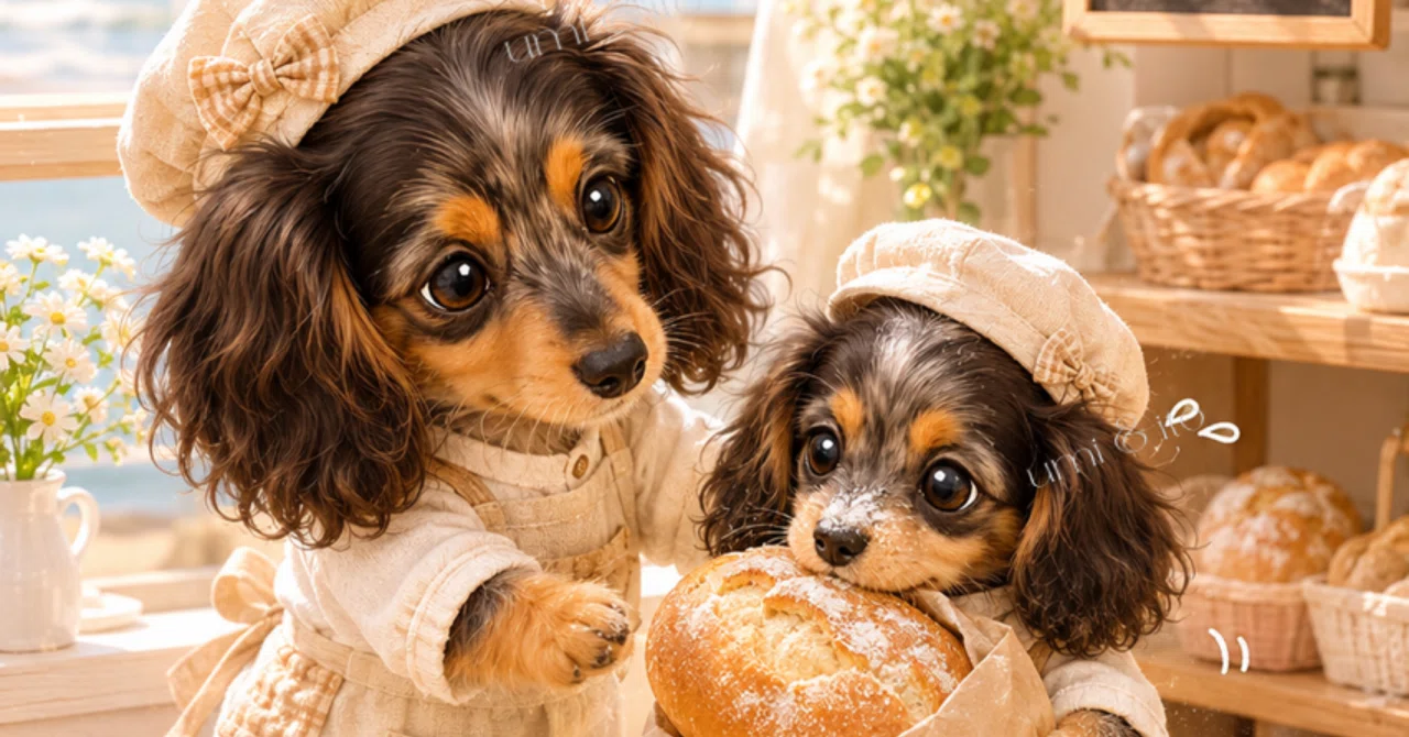 お仕事シリーズNo.1🥐海辺のベーカリー🥐プロンプト｜umiとitoの物語