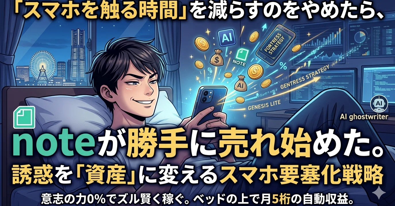 スマホを触る時間 」を減らすのをやめたら、noteが勝手に売れ始めた