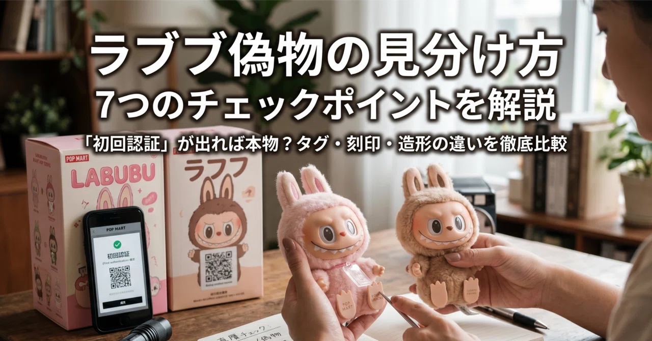 ラブブ偽物の見分け方｜タグ・QR・首・足の裏など7つのチェック 