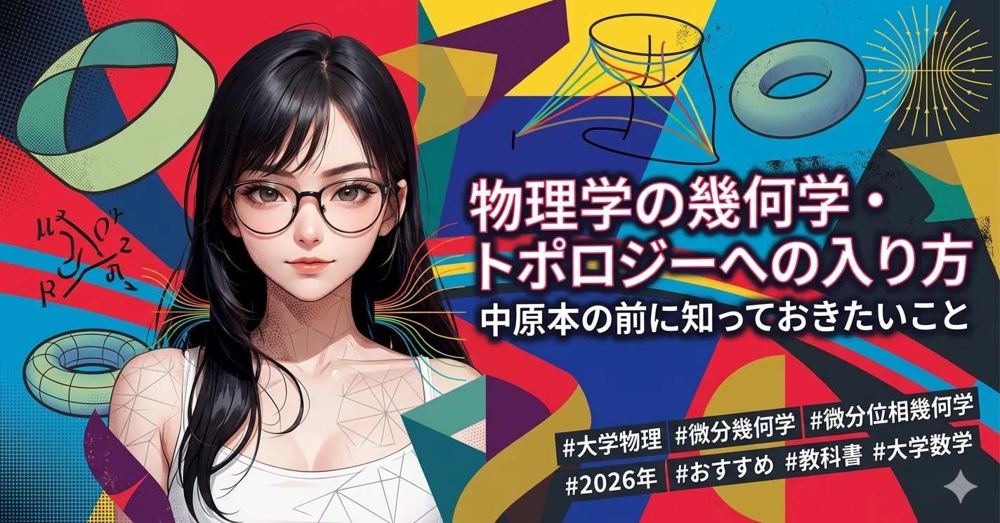 物理学の幾何学・トポロジーへの入り方~中原本の前に知っておきたい
