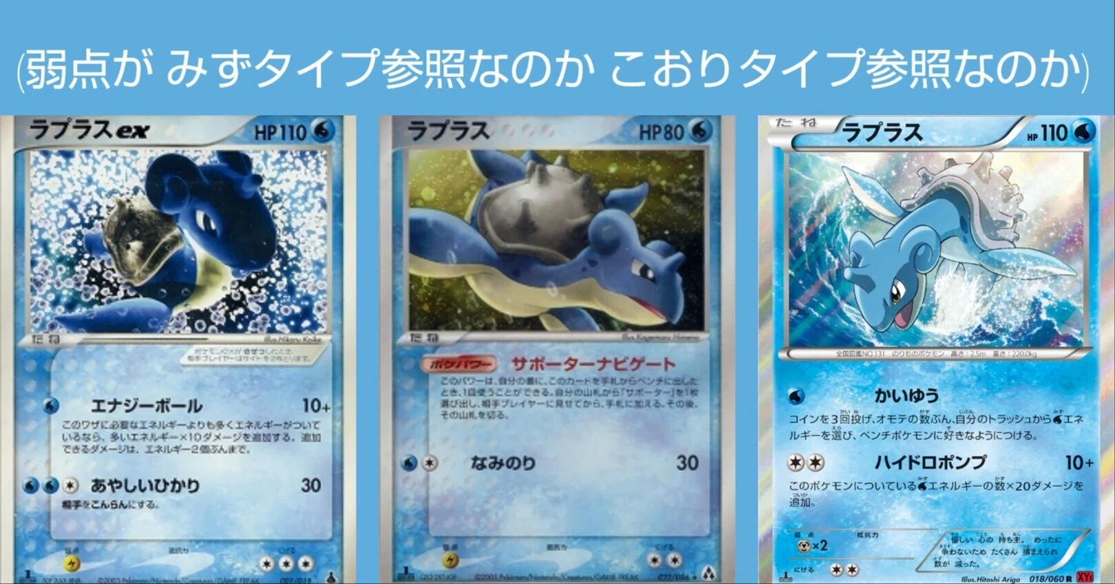 ポケカの歴代ラプラス[前編]｜リユルン